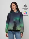Женское худи / Северное сияние
