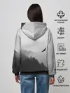 Женское худи / ОРЁЛ НАД ЛЕСОМ