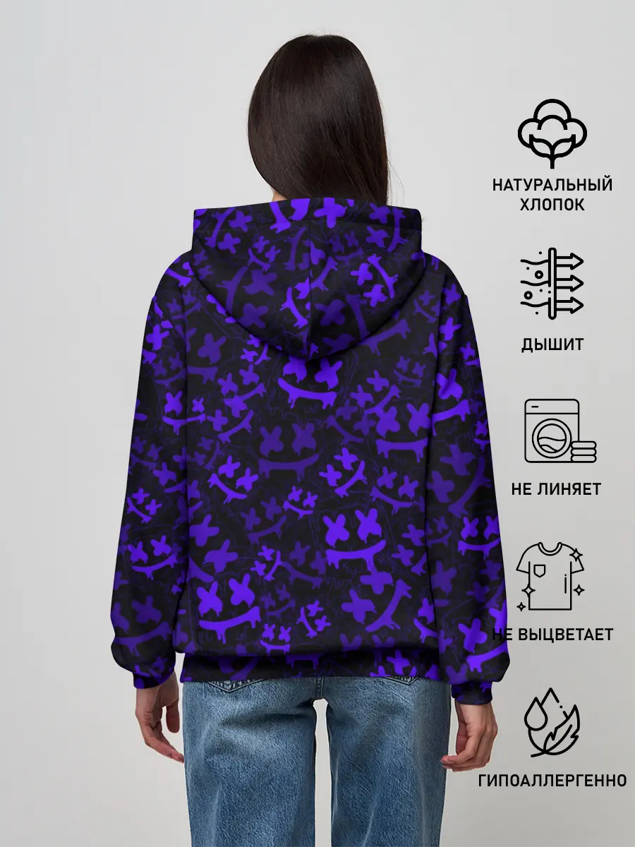 Женское худи / MARSHMELLO NEON