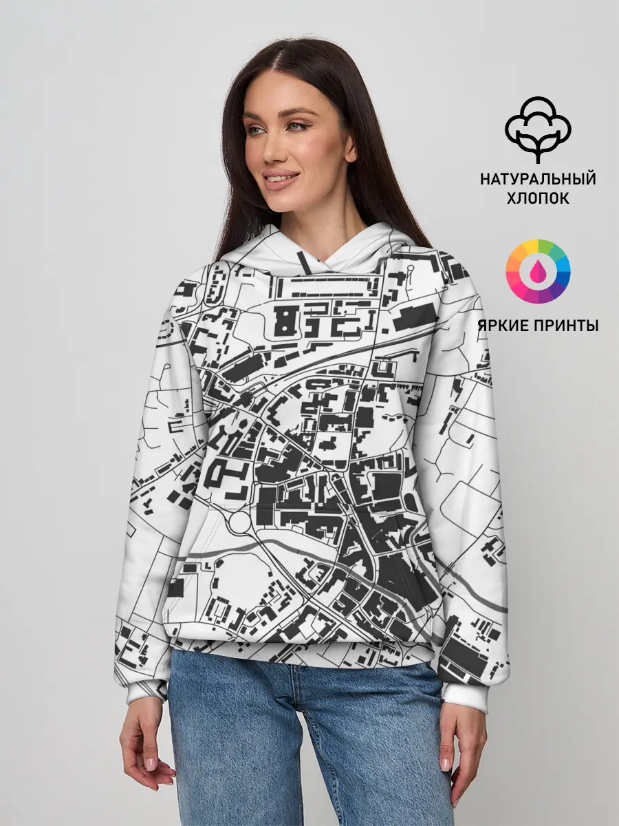 Женское худи / генплан