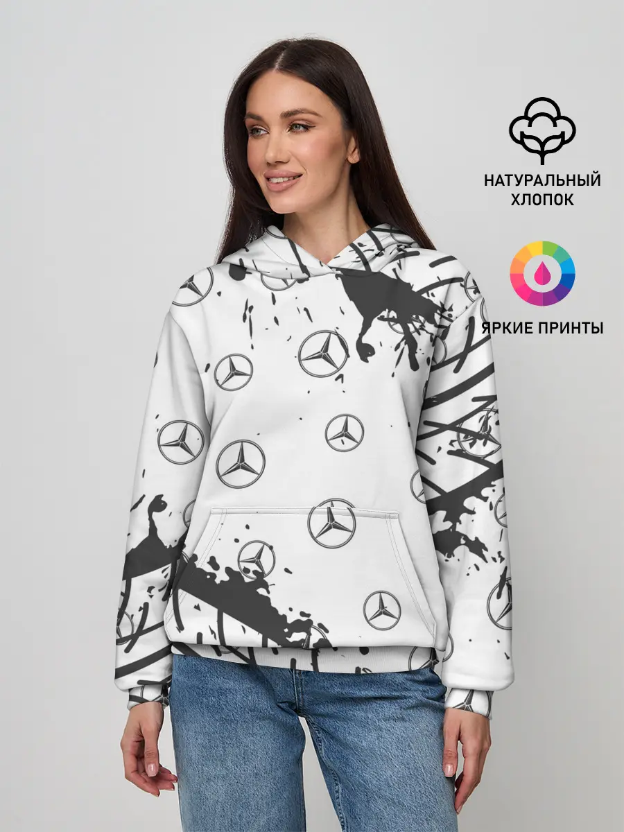 Женское худи / MERCEDES / МЕРСЕДЕС