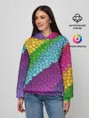 Женское худи / Яркая мозаика