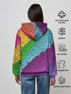 Женское худи / Яркая мозаика