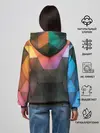 Женское худи / ТРЕУГОЛЬНИКИ АБСТРАКЦИЯ УЗОРЫ