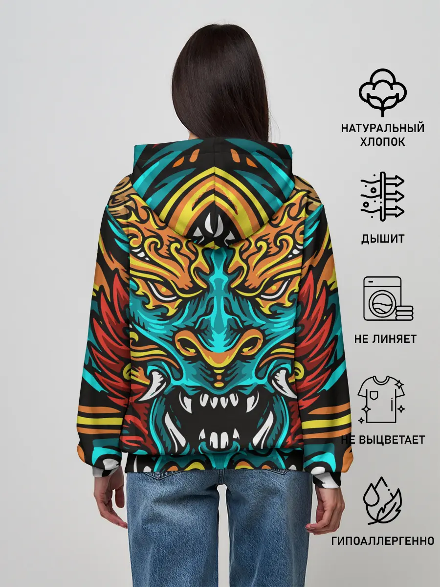 Женское худи / Дракон Японии