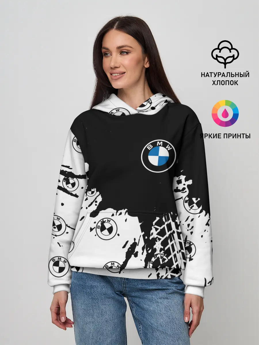 Женское худи / BMW / БМВ