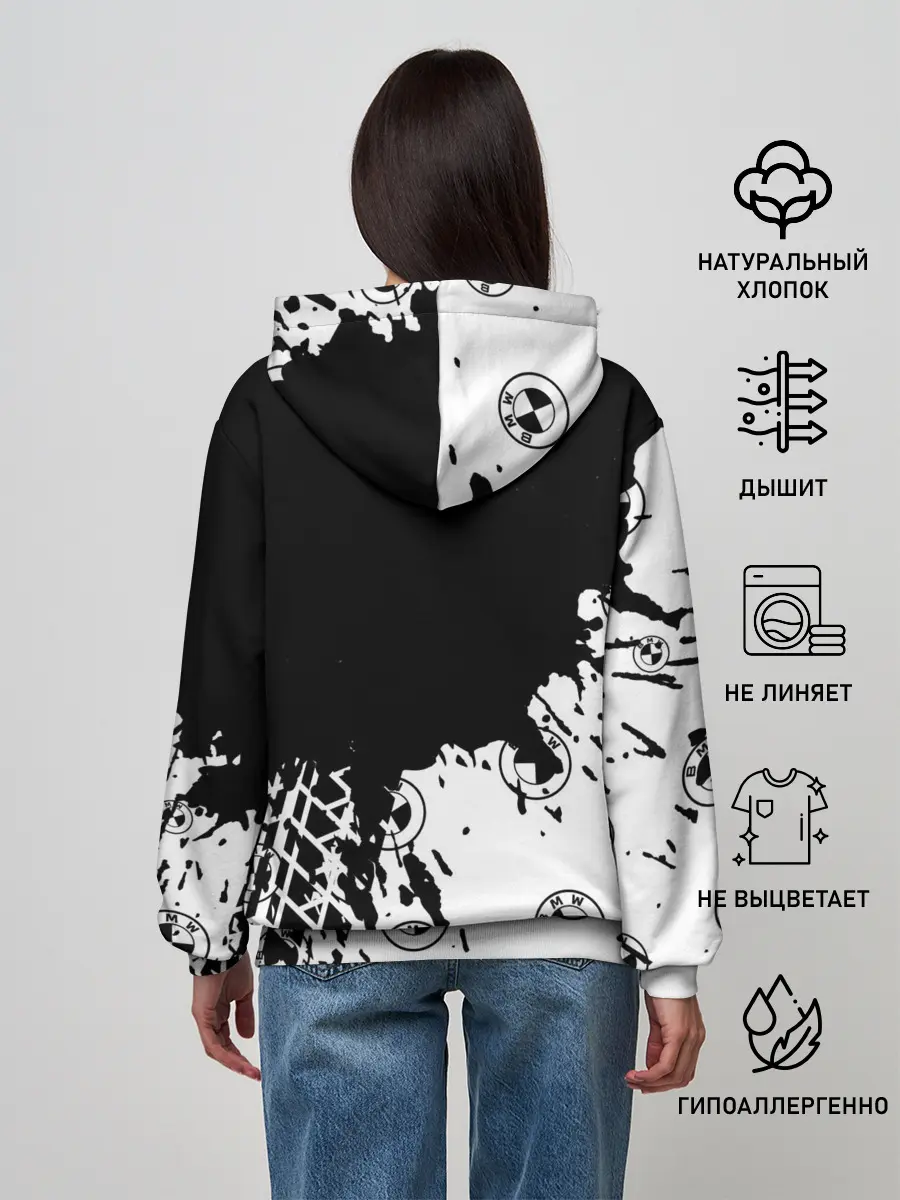 Женское худи / BMW / БМВ