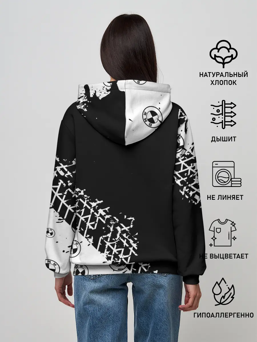 Женское худи / BMW / БМВ