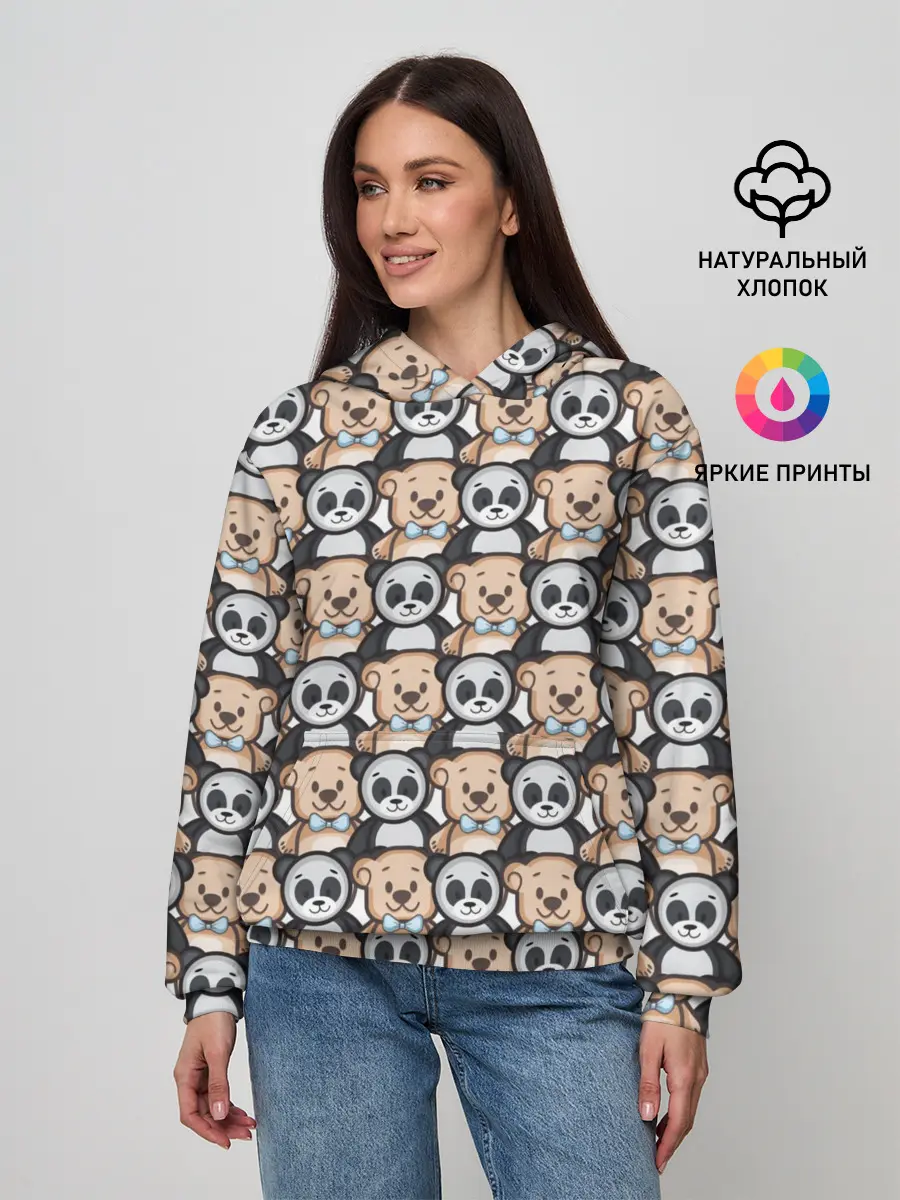 Женское худи / МИШКИ