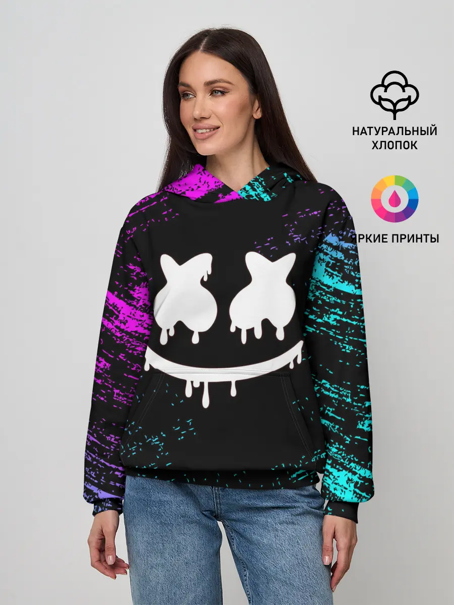 Женское худи / MARSHMELLO
