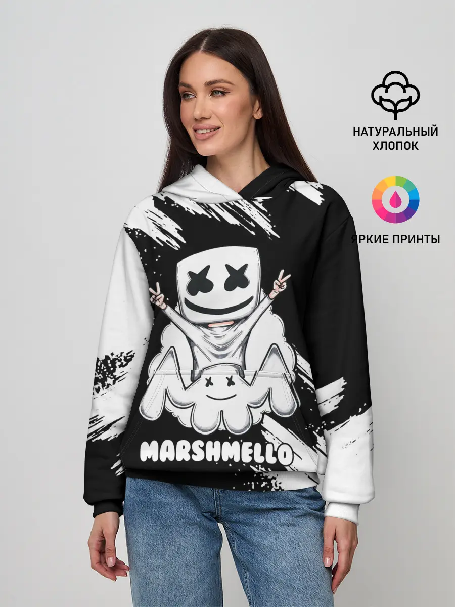 Женское худи / MARSHMELLO