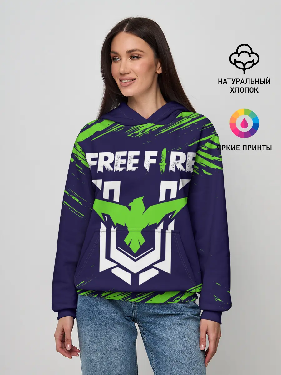 Женское худи / FREE FIRE / ФРИ ФАЕР