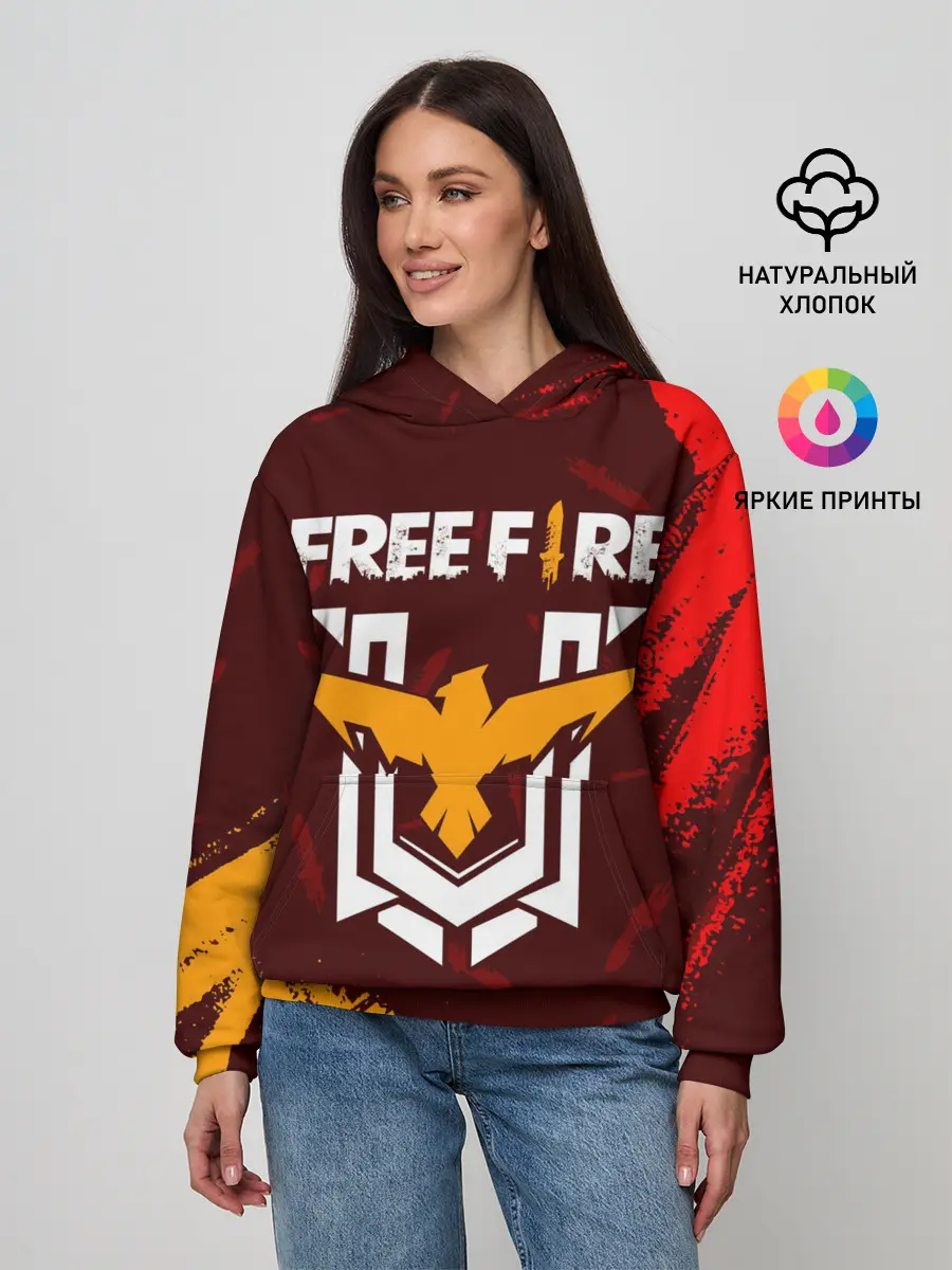 Женское худи / FREE FIRE / ФРИ ФАЕР