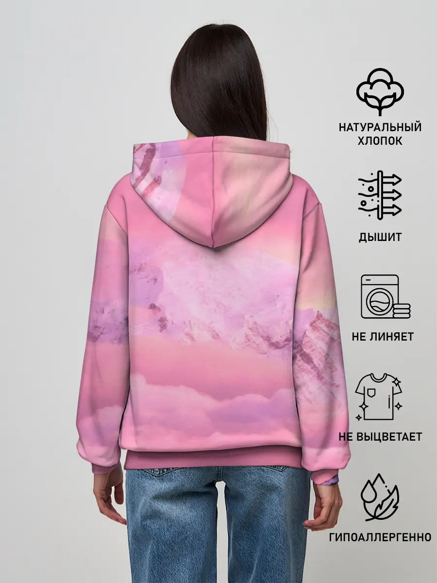 Женское худи / Synthwave EVA Unit 01