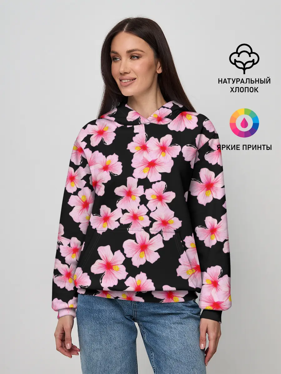 Женское худи / Цветы желаний