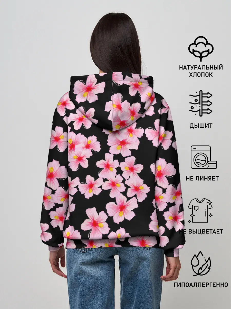 Женское худи / Цветы желаний