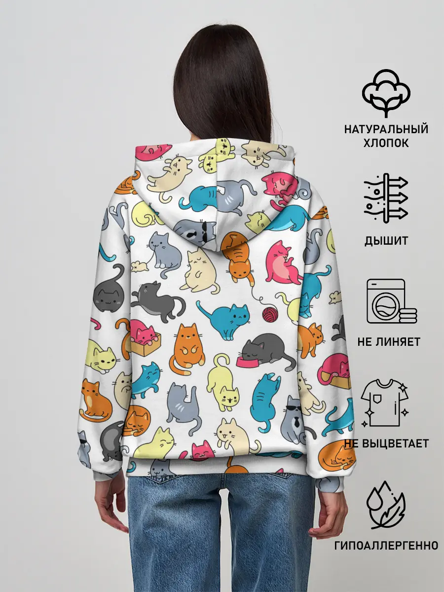 Женское худи / Кошачья стая