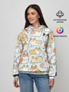 Женское худи / Стая корги