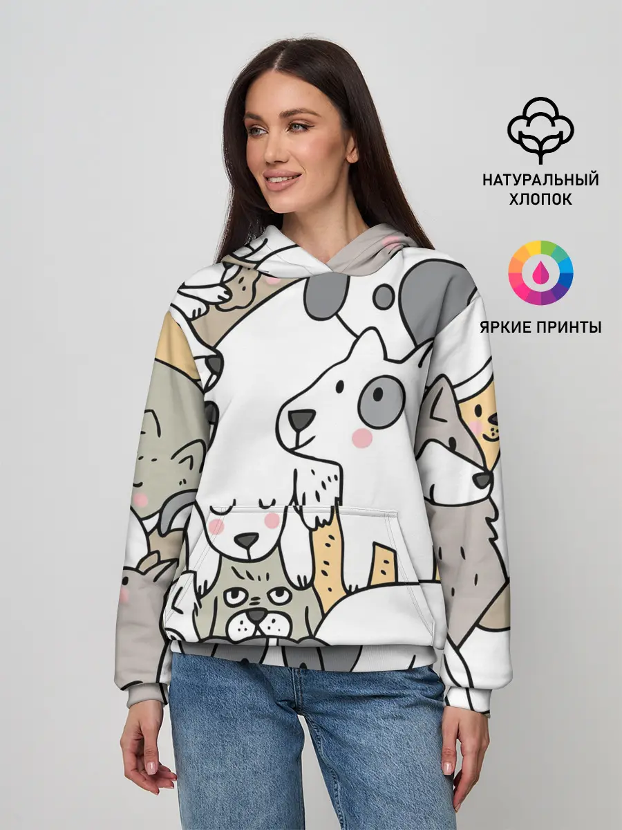 Женское худи / Собачье собрание