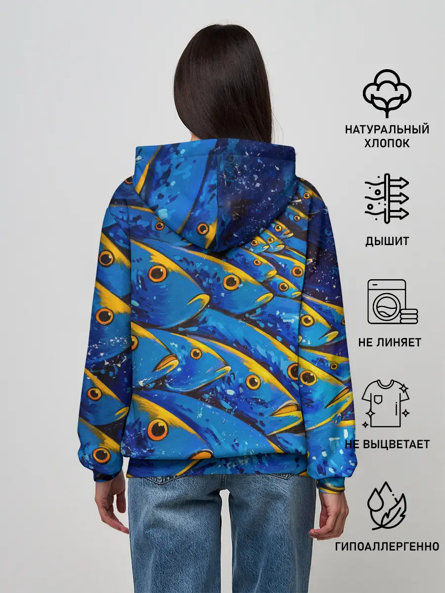 Женское худи / Рыбалка