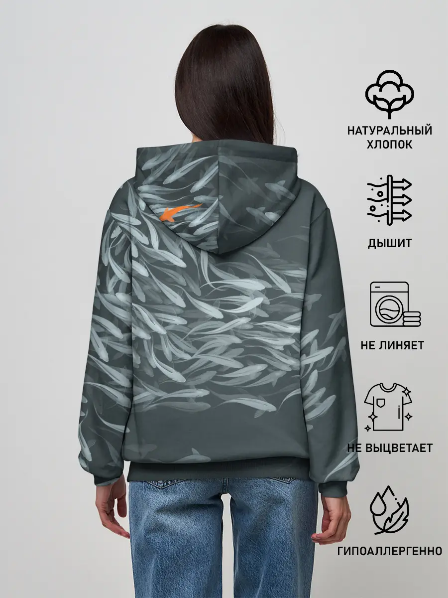 Женское худи / Рыбы