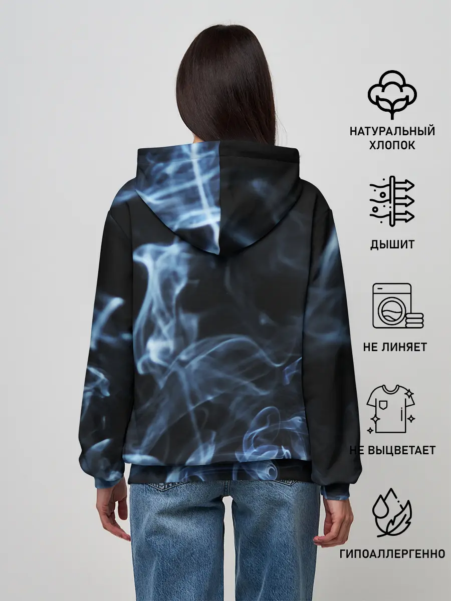 Женское худи / ДЫМ