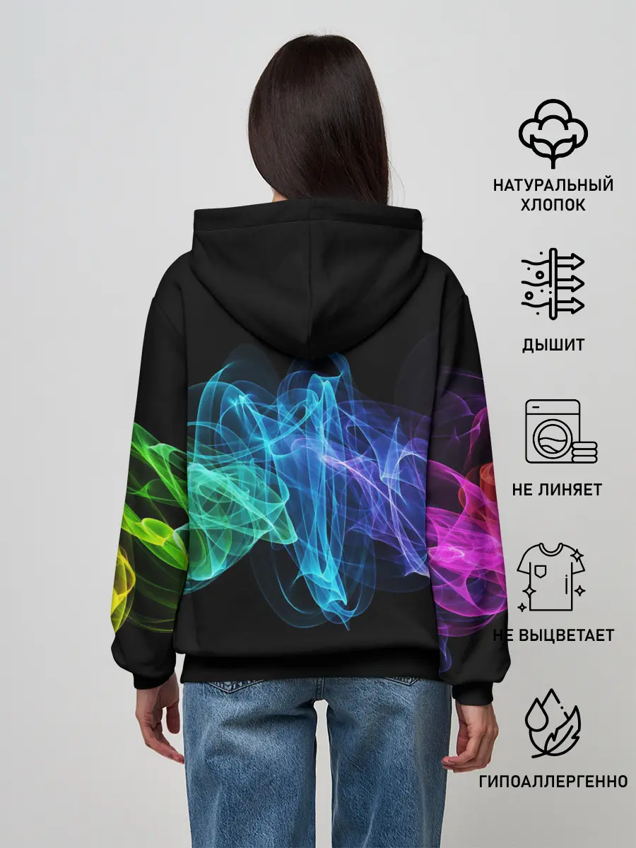 Женское худи / COLOR SMOKE