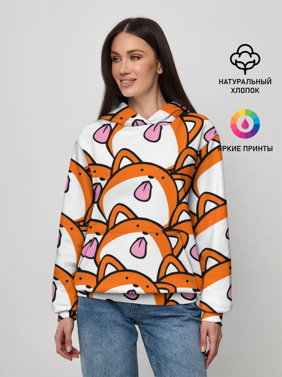 Женское худи / ЛИСИЧКИ