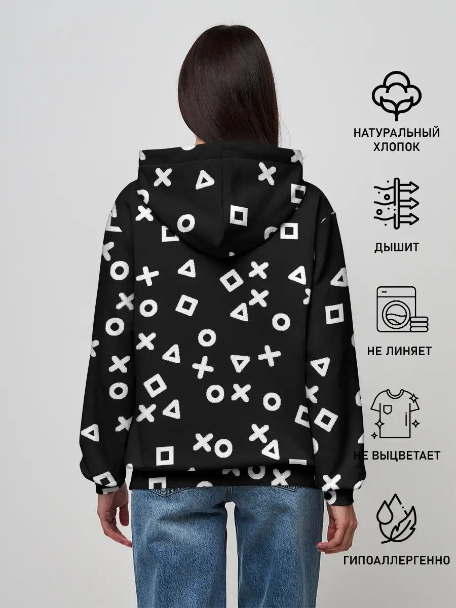 Женское худи / Геометрические фигуры