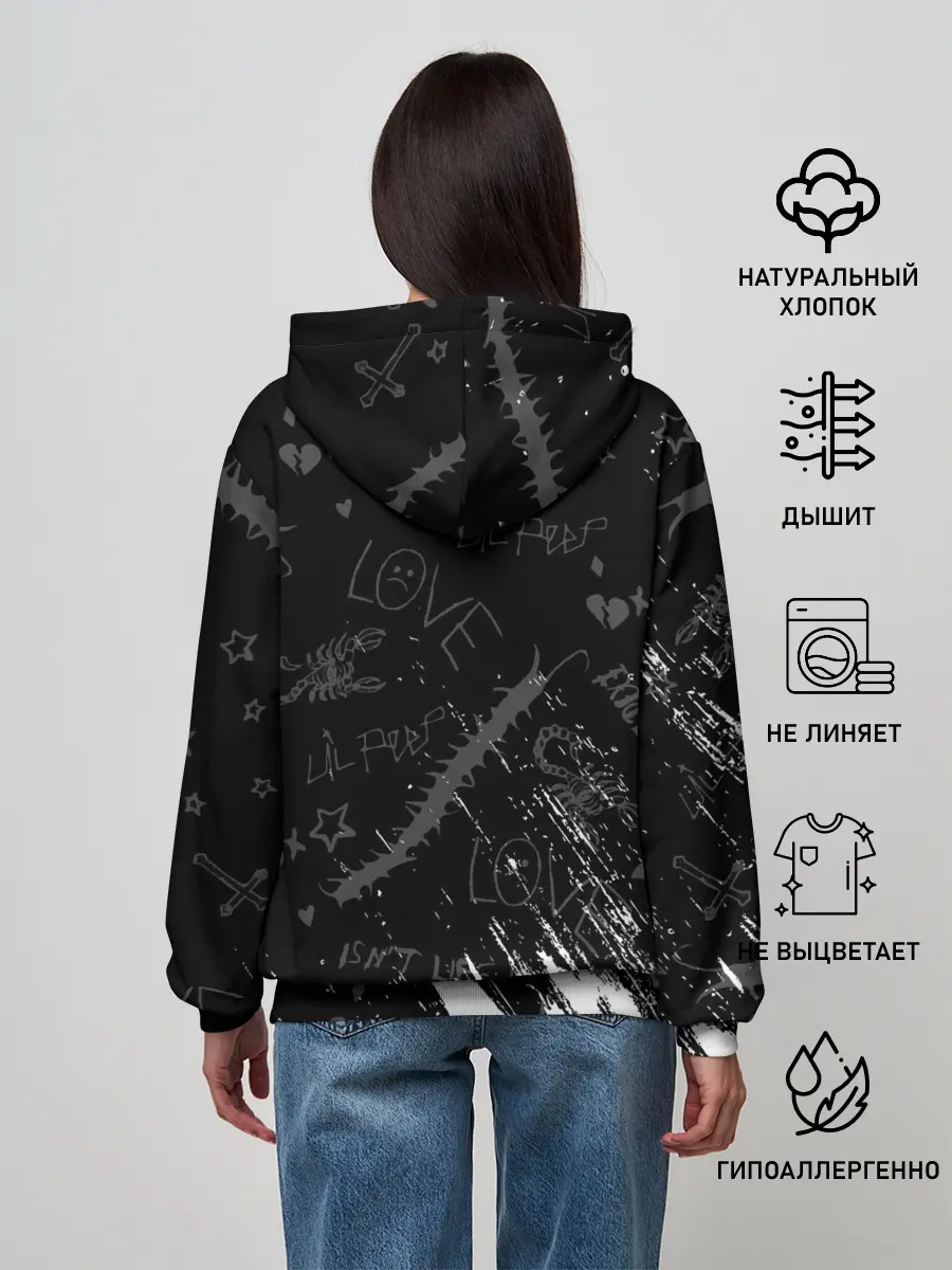 Женское худи / LIL PEEP / ЛИЛ ПИП