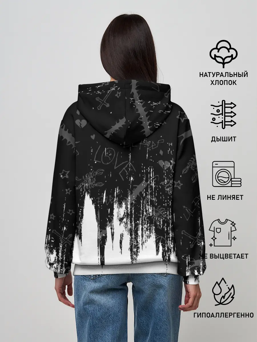 Женское худи / LIL PEEP / ЛИЛ ПИП