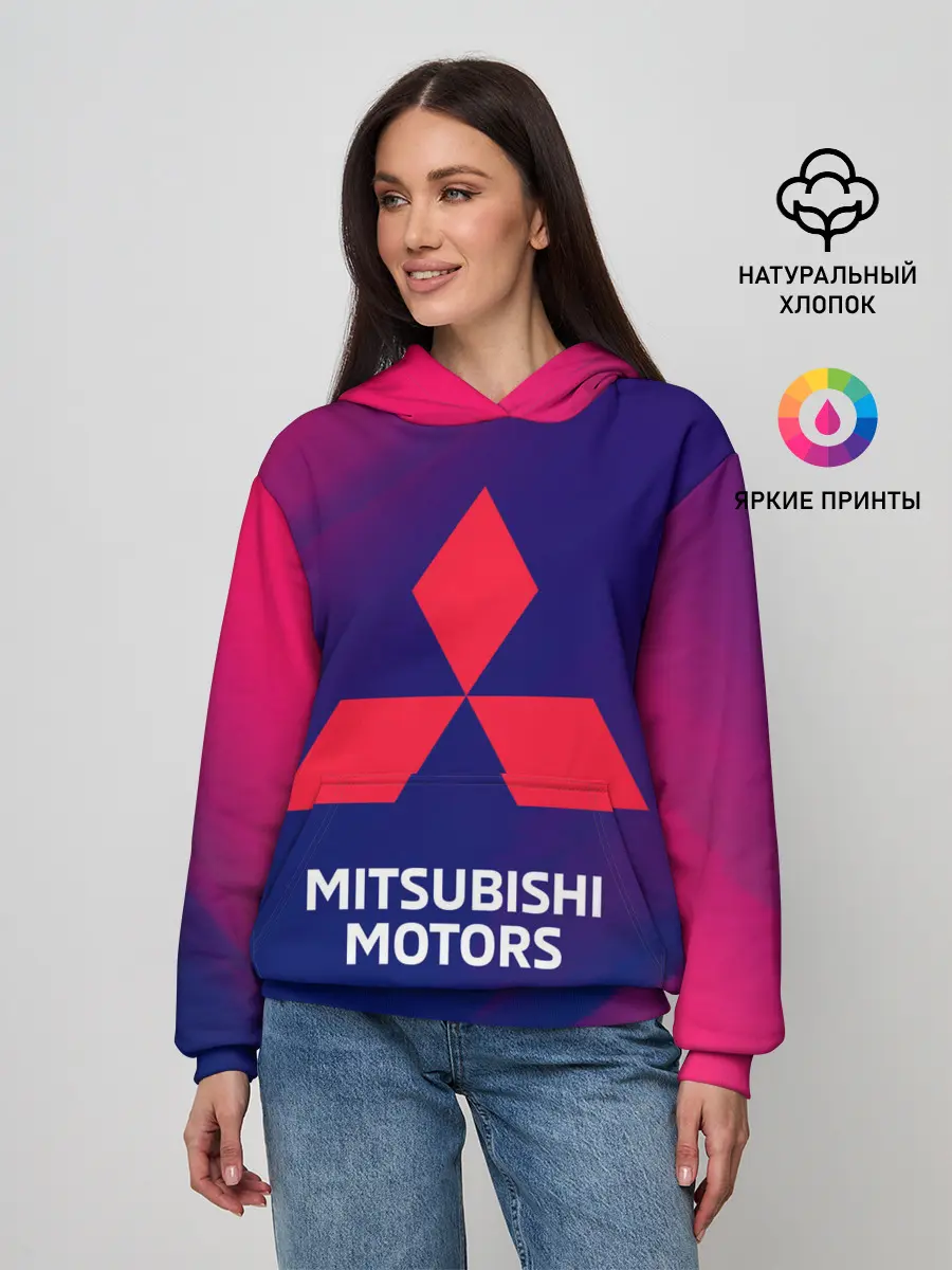 Женское худи / MITSUBISHI / МИТСУБИСИ