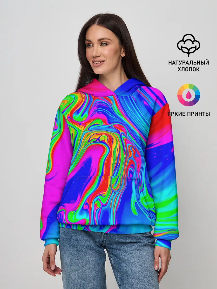 Женское худи / Краска
