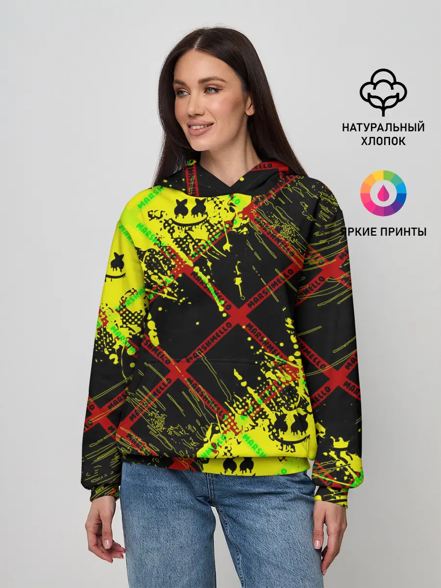 Женское худи / MARSHMELLO