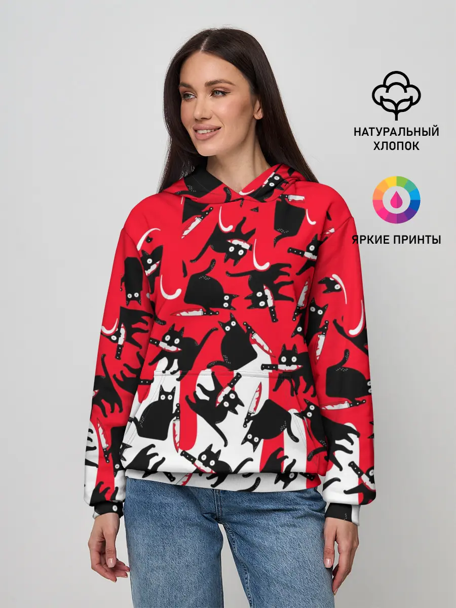 Женское худи / WHAT CAT