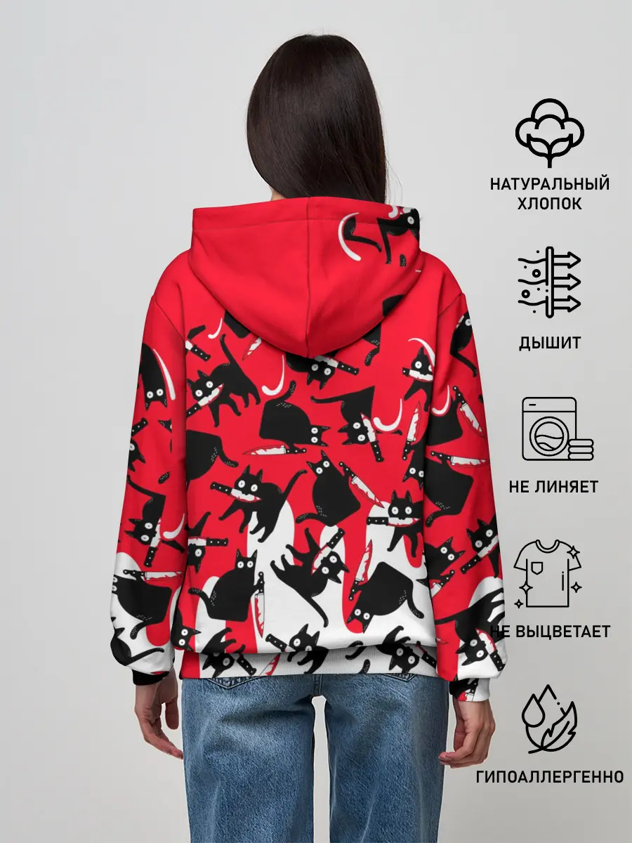 Женское худи / WHAT CAT