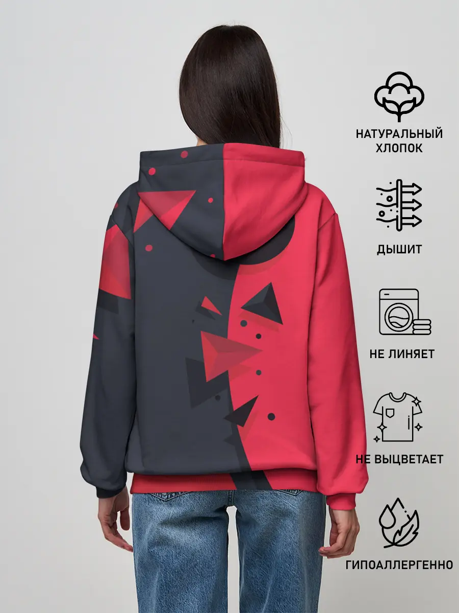 Женское худи / KILLA красная