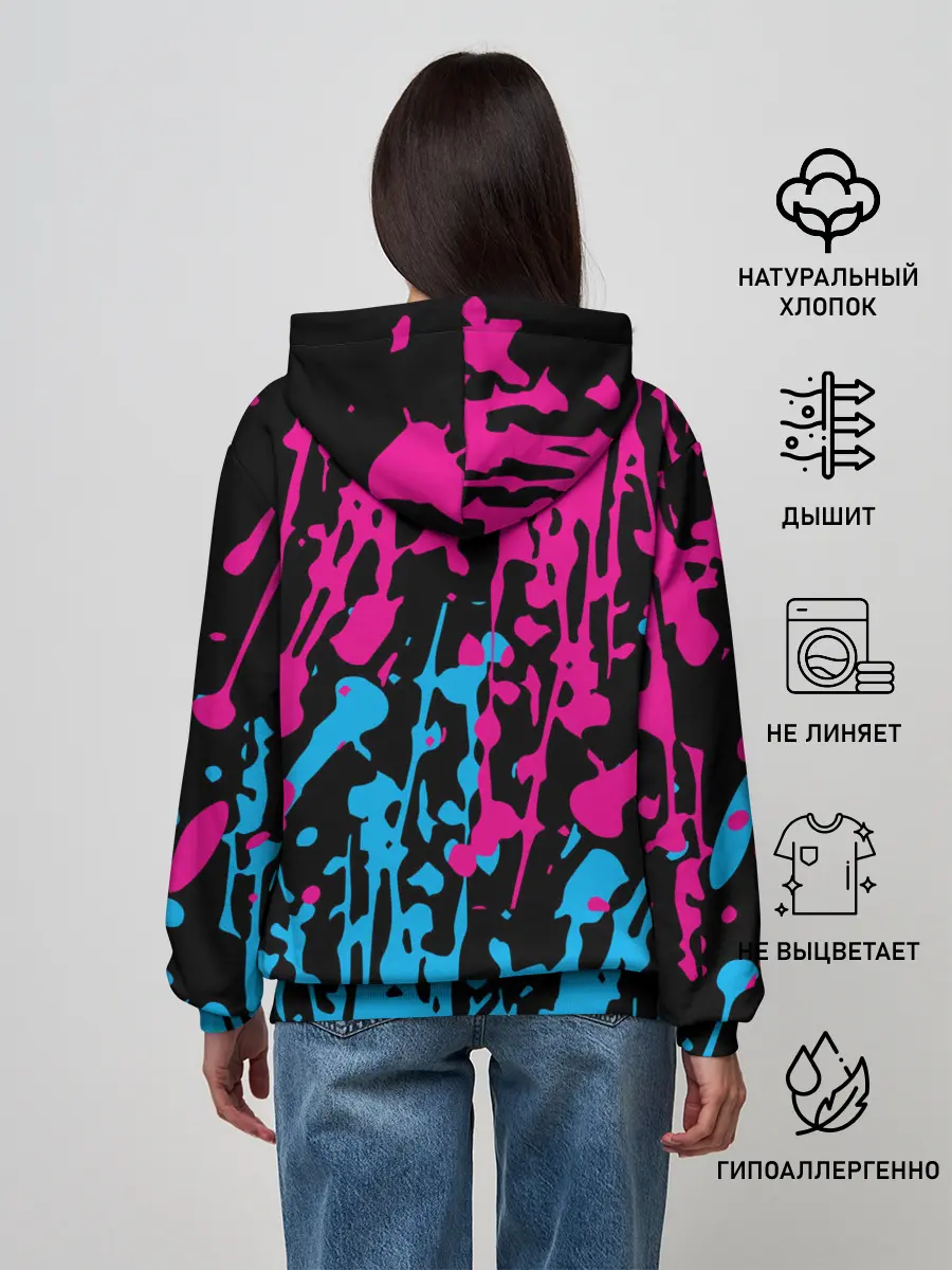 Женское худи / ORA ORA ORA / MUDA MUDA MUDA