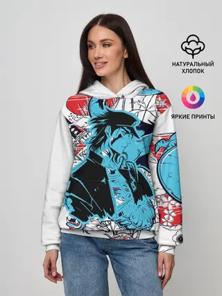 Женское худи / Дзётаро самурайский меч