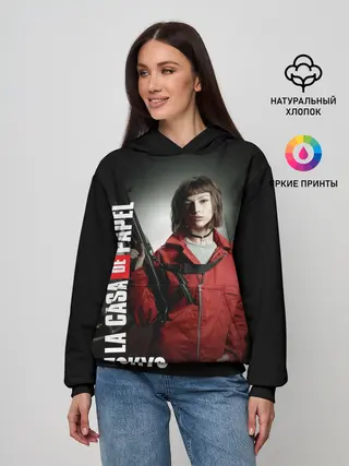 Женское худи / Бумажный дом Токио