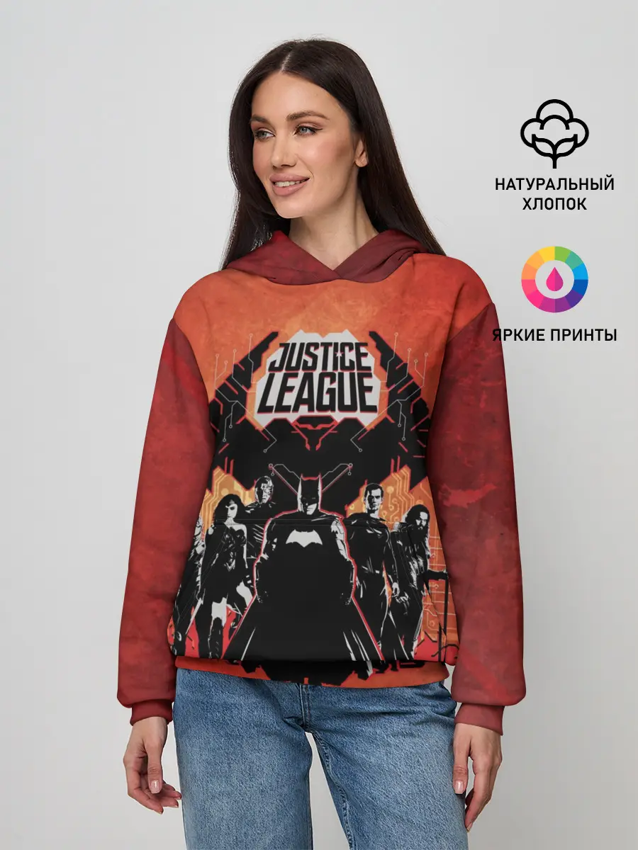 Женское худи / Justice League