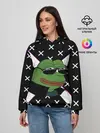 Женское худи / Pepe в очках EZ