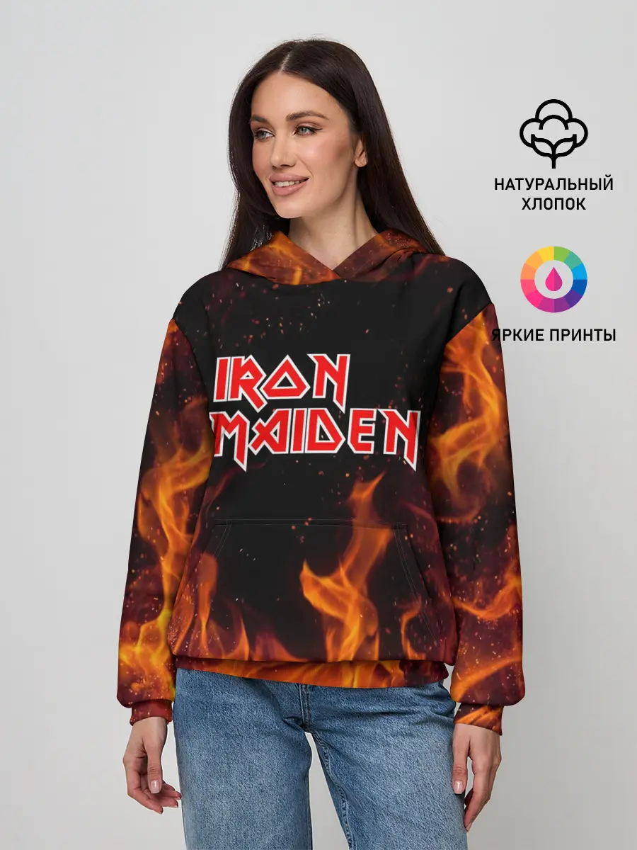 Женское худи / Iron Maiden