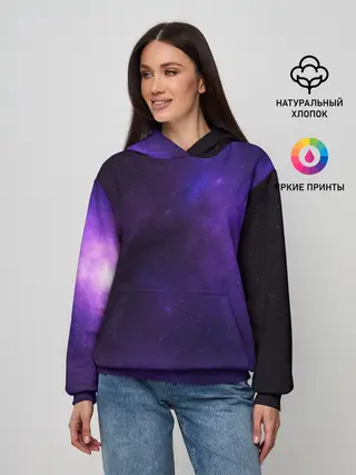 Женское худи / Фиолетовая звезда