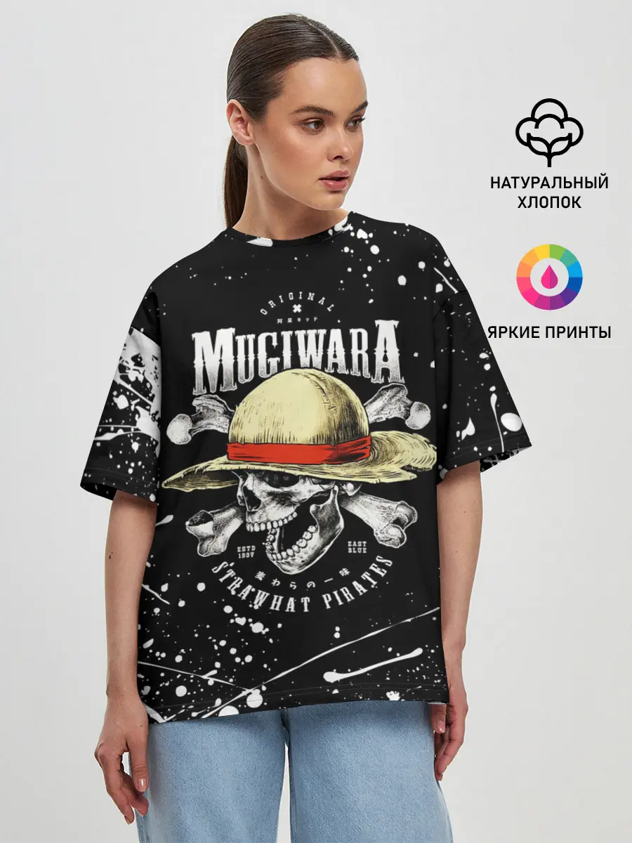 Женская футболка оверсайз / zoho