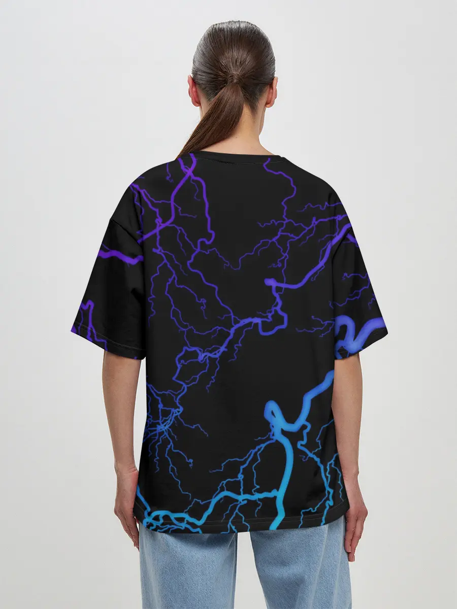 Женская футболка оверсайз / SONIC