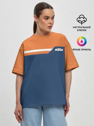 Женская футболка оверсайз / KTM | КТМ