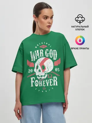 Женская футболка оверсайз / War God
