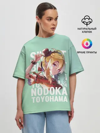 Женская футболка оверсайз / Bunny and Mai