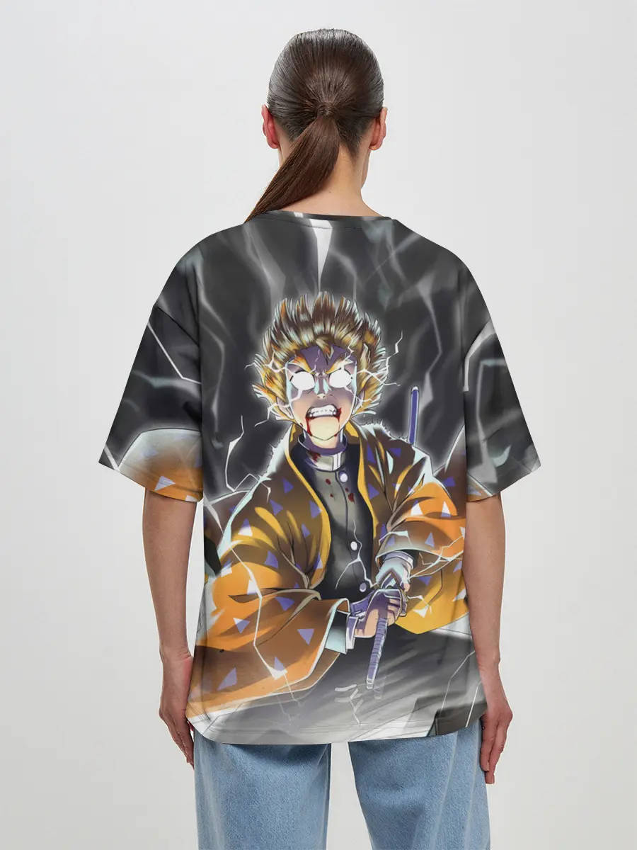 Женская футболка оверсайз / ЗЕНИЦУ | ZENITSU | KNY